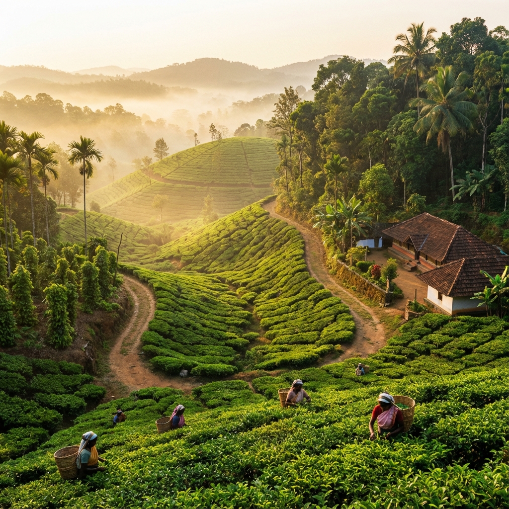 Spice Plantation Landscape